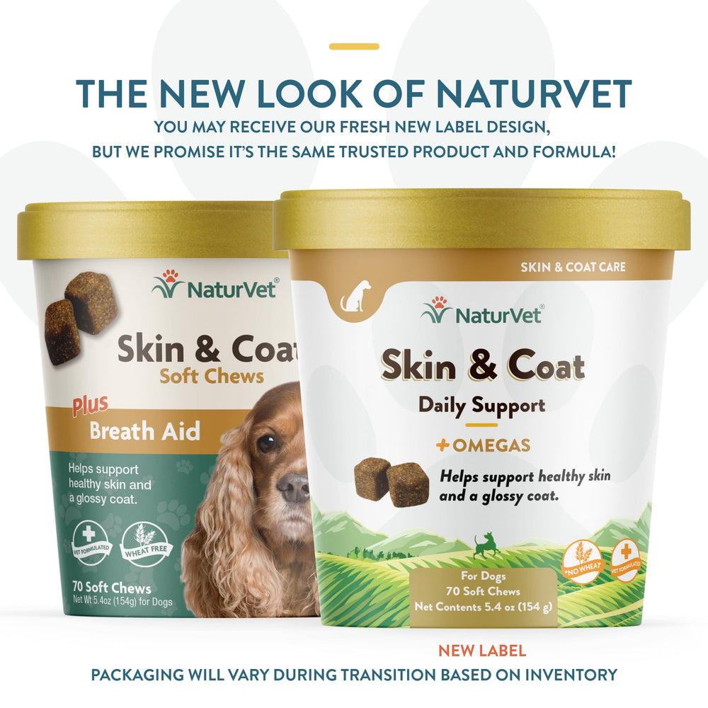 NaturVet Peau et Poil Plus — bouchées à texture douce et agréable.
