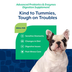 Emballage NaturVet PB6 montrant probiotiques et enzymes.