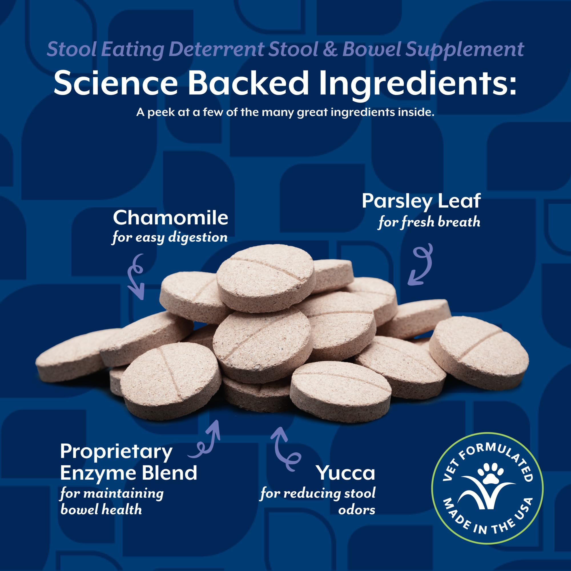 NaturVet probiotiques et enzymes pour soutien digestif.