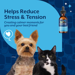 NaturVet gouttes pour chiens, administration simple lors des trajets.