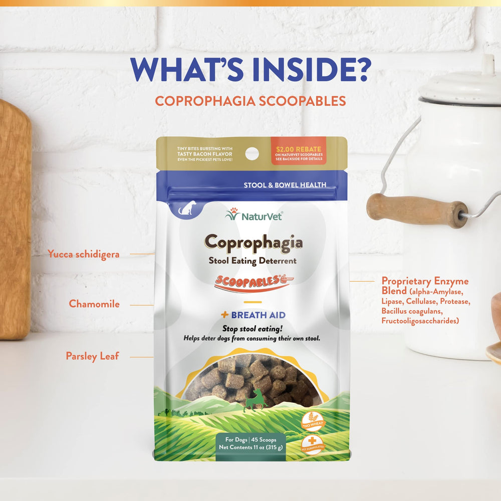 NaturVet Scoopables emballage pratique pour servir lors des repas.