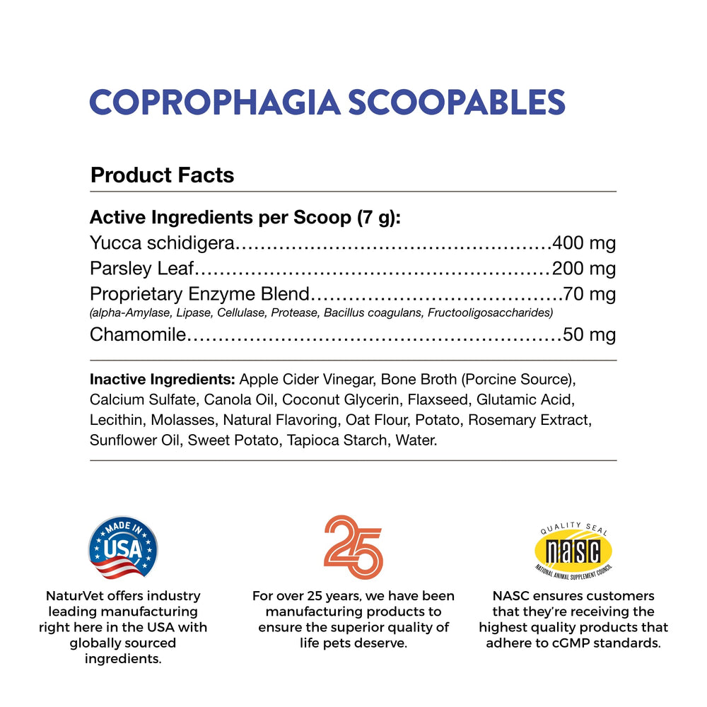 NaturVet Scoopables prêt à être utilisé avec d'autres produits Scoopables.