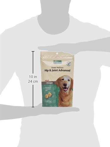 NaturVet Senior Wellness – emballage pratique et format 120 bouchées molles.
