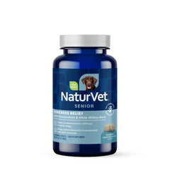 NaturVet Soreness Relief pour chien, emballage élégant, soutien des articulations.