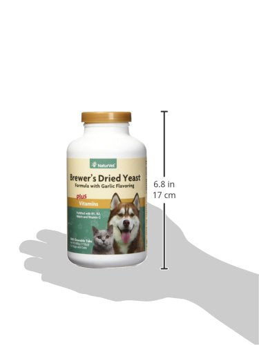 Tablettes vitamines NaturVet pour chiens et chats, solution pratique.