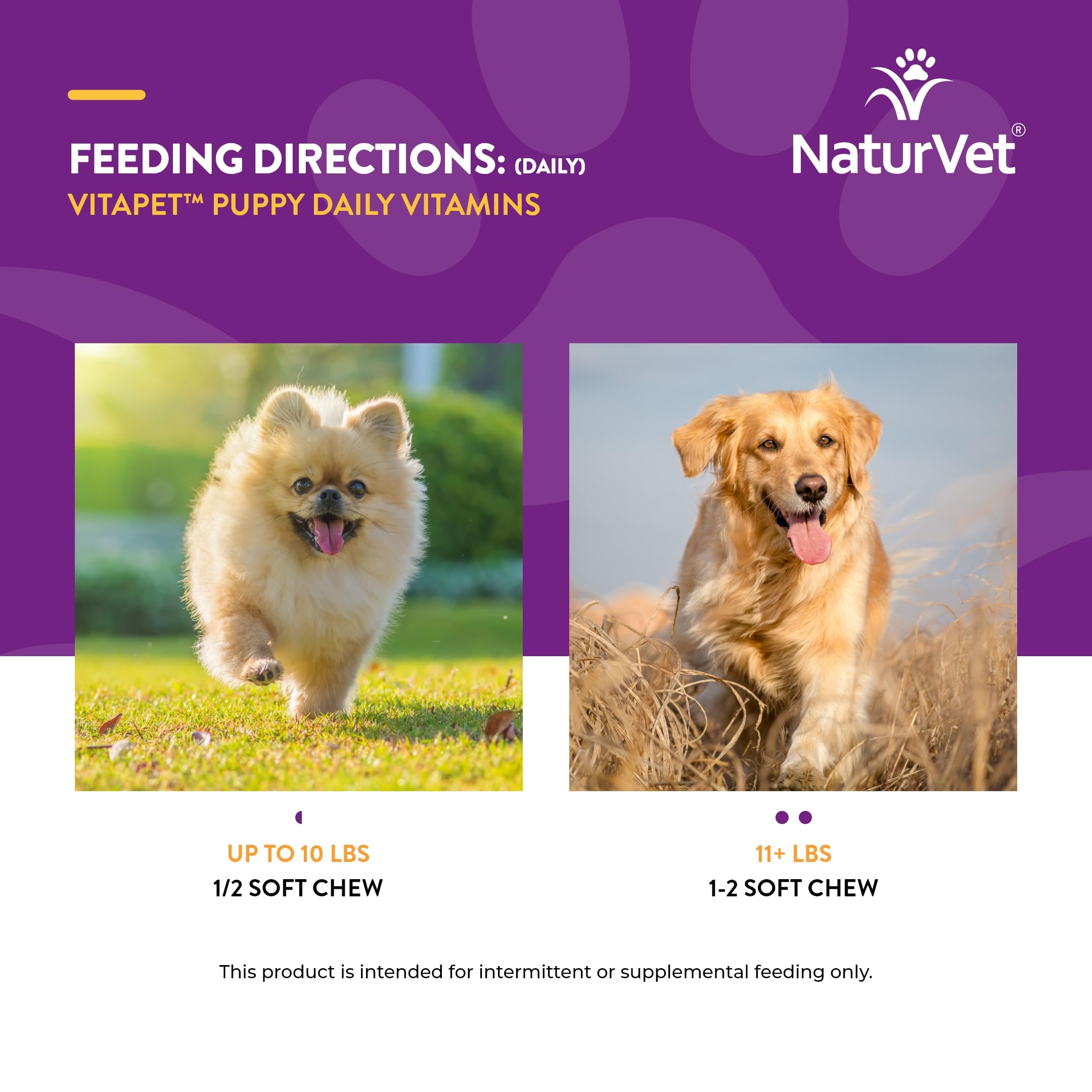 NaturVet VitaPet Chiots – inclut aide respiratoire pour soutien potentiel