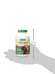 NaturVet VitaPet Senior – emballage et étiquette visibles, transparence sur les ingrédients.