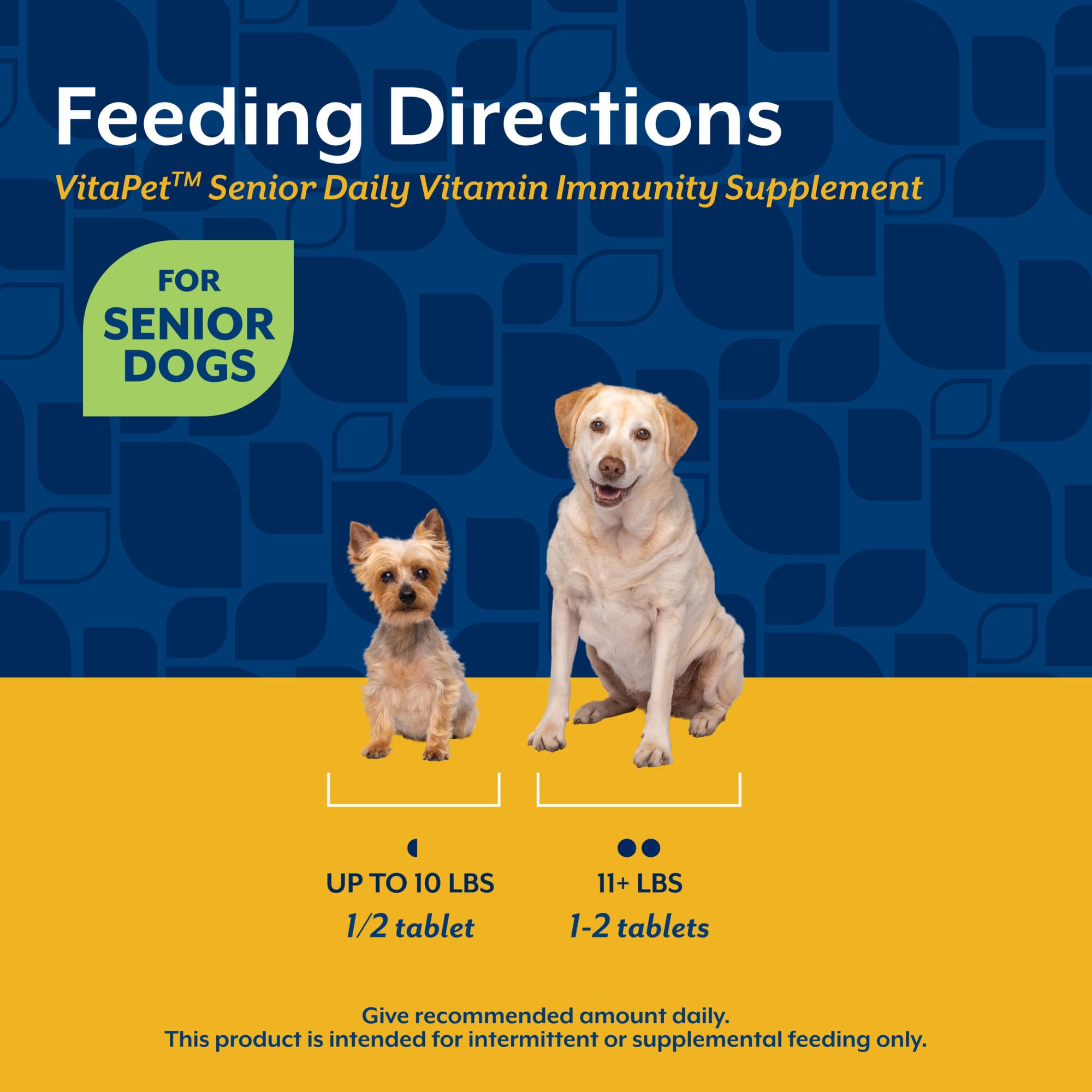 NaturVet VitaPet Senior – glucosamine incluse, soutien potentiel des articulations chez le chien.