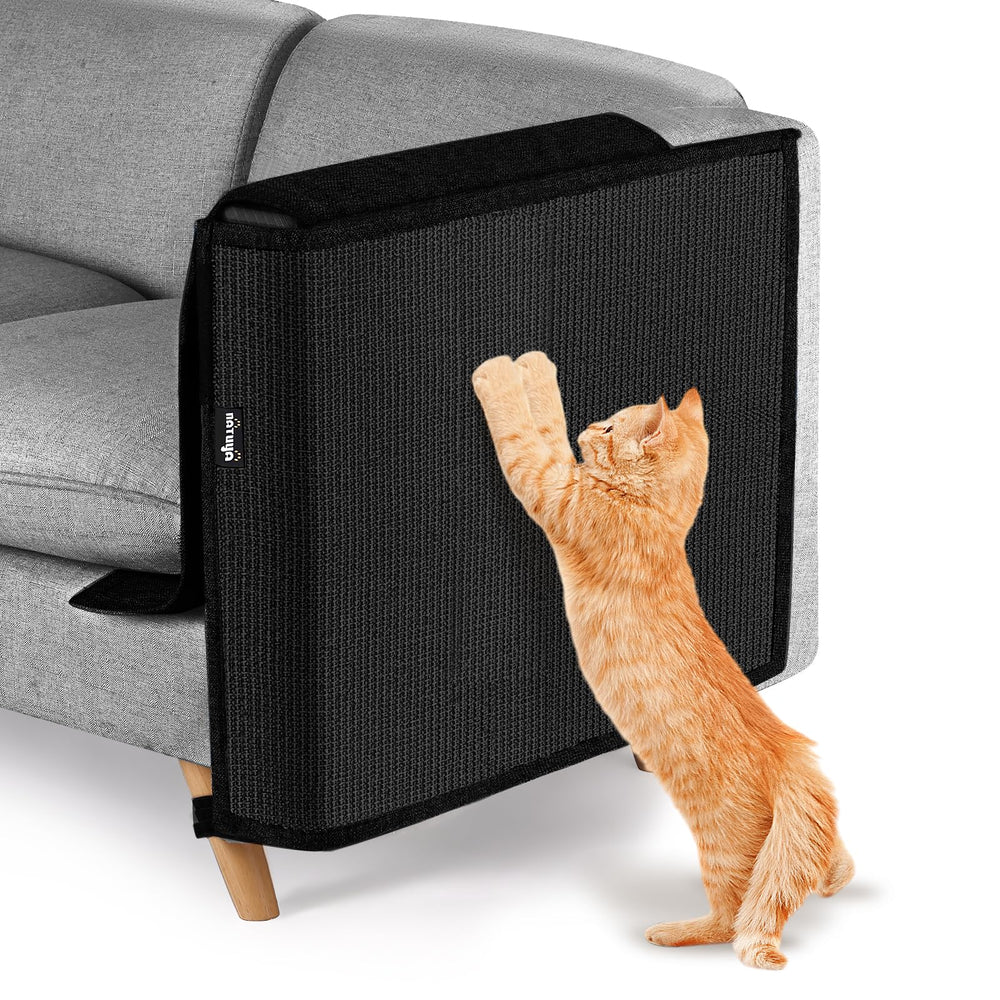 NATUYA protecteur-bras canapé en sisal, protection durable contre les griffes du chat.