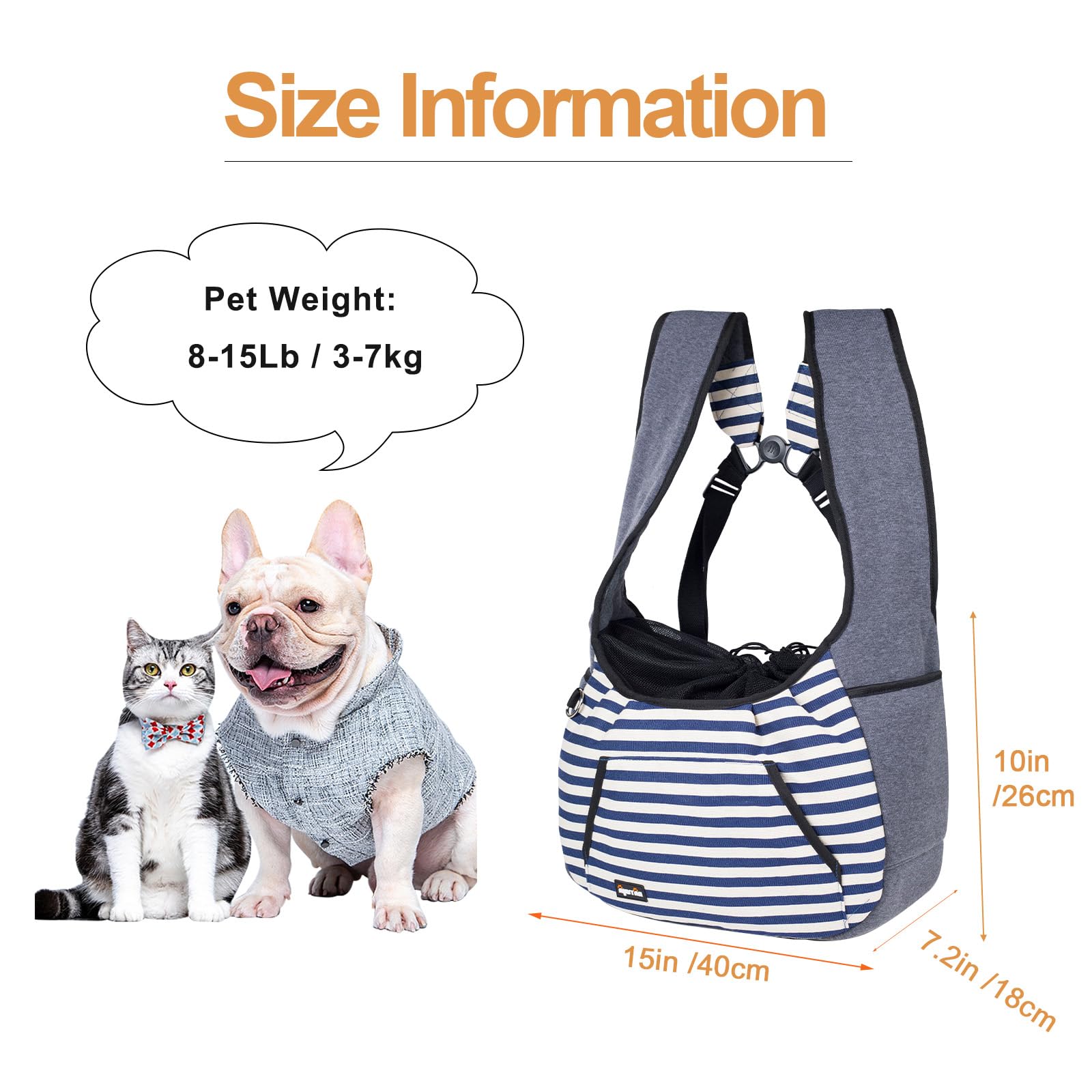 NATUYA sling-chien fond amovible pour un nettoyage simple.