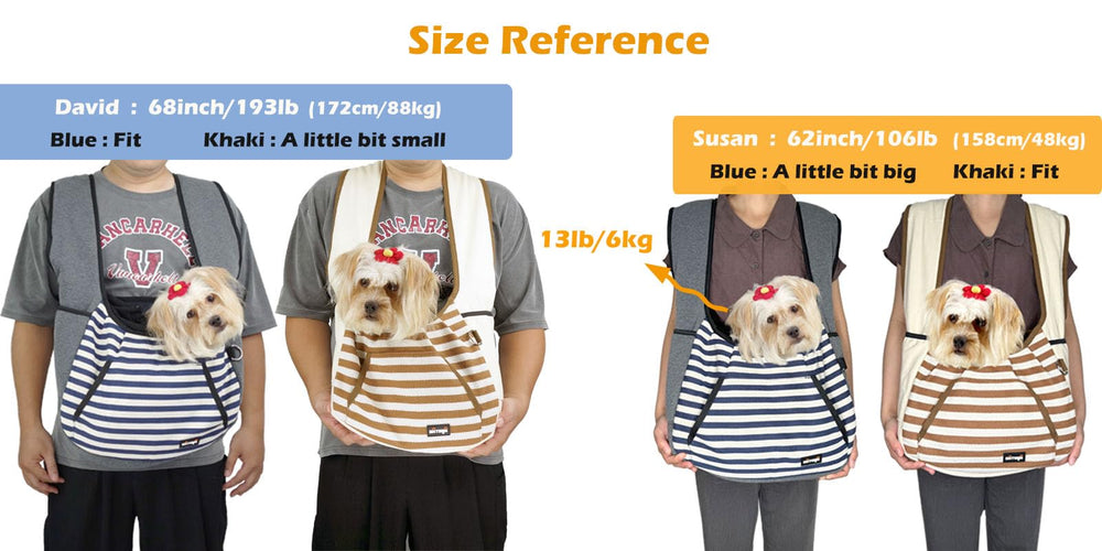NATUYA sling-chien ouverture facilitant le contact sans évasion.