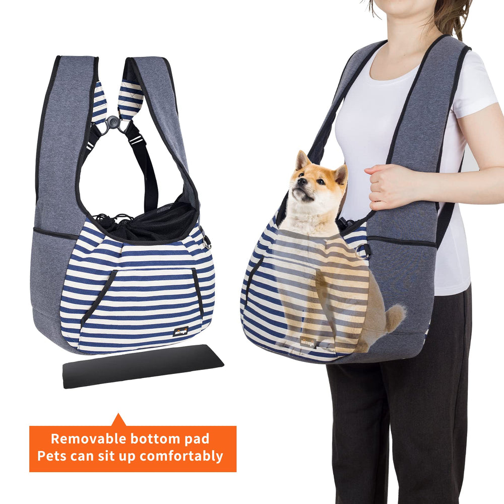 NATUYA sling-chien poches grandes pour ranger clés et téléphone.