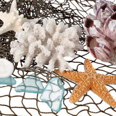 Nautical Crush Trading corail blanc détail texturé pour décor maritime
