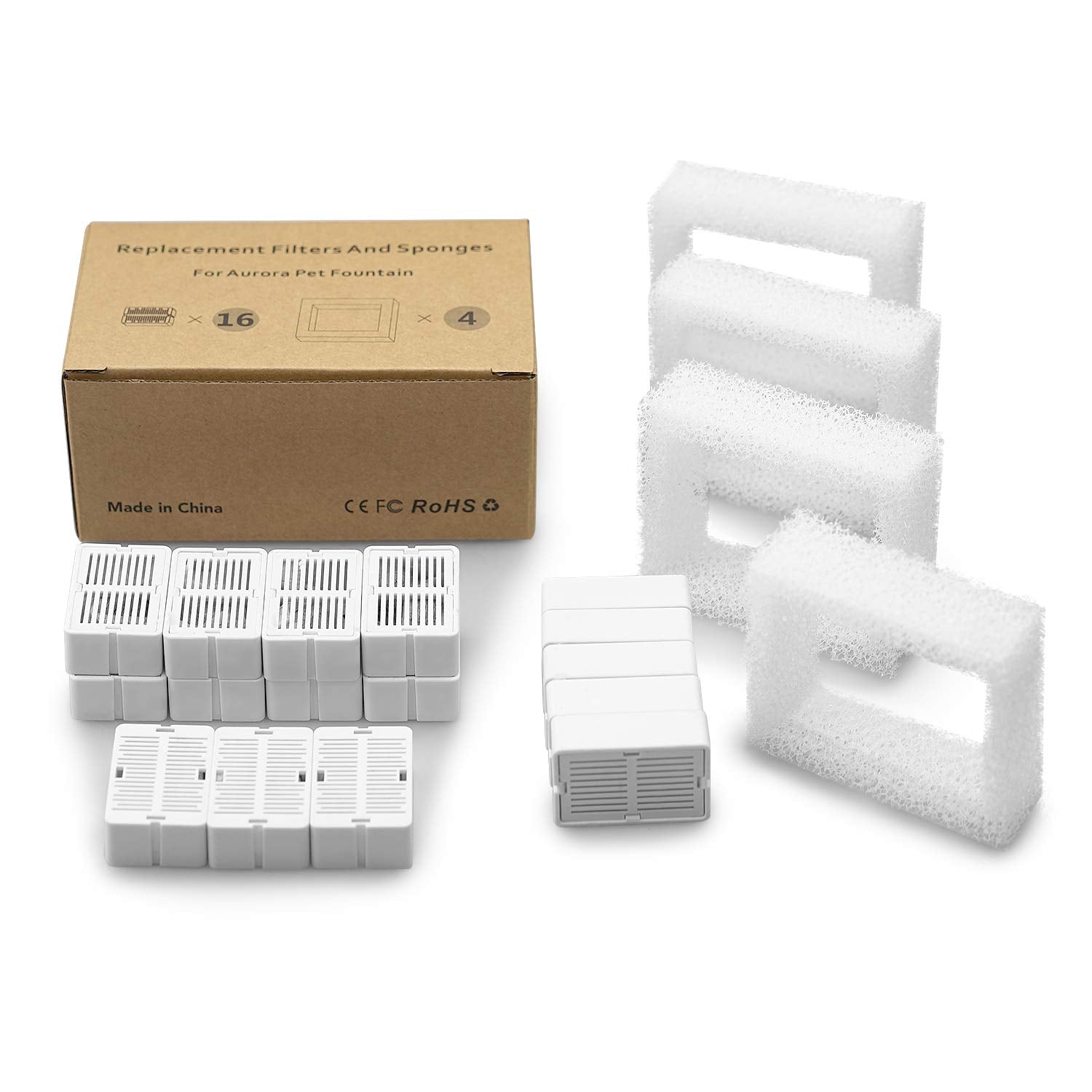 NautyPaws lot 20 pièces : économie pour plusieurs fontaines