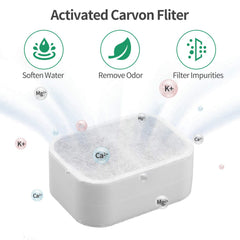 NautyPaws pack-mousse-4-filtre-fontaine-chat-ceramique assure filtration simple et efficace.