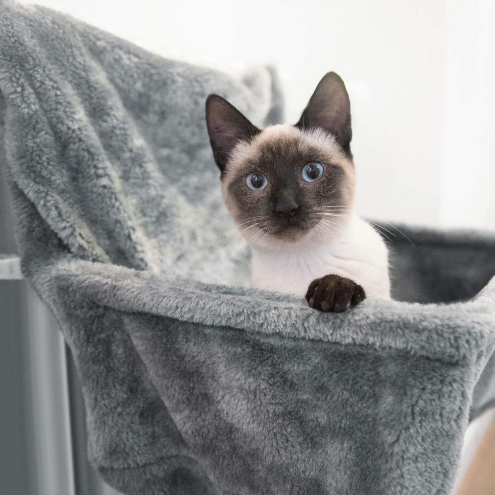 Cadre métallique ajustable Navaris, vue côté, fixation sûre pour radiateur