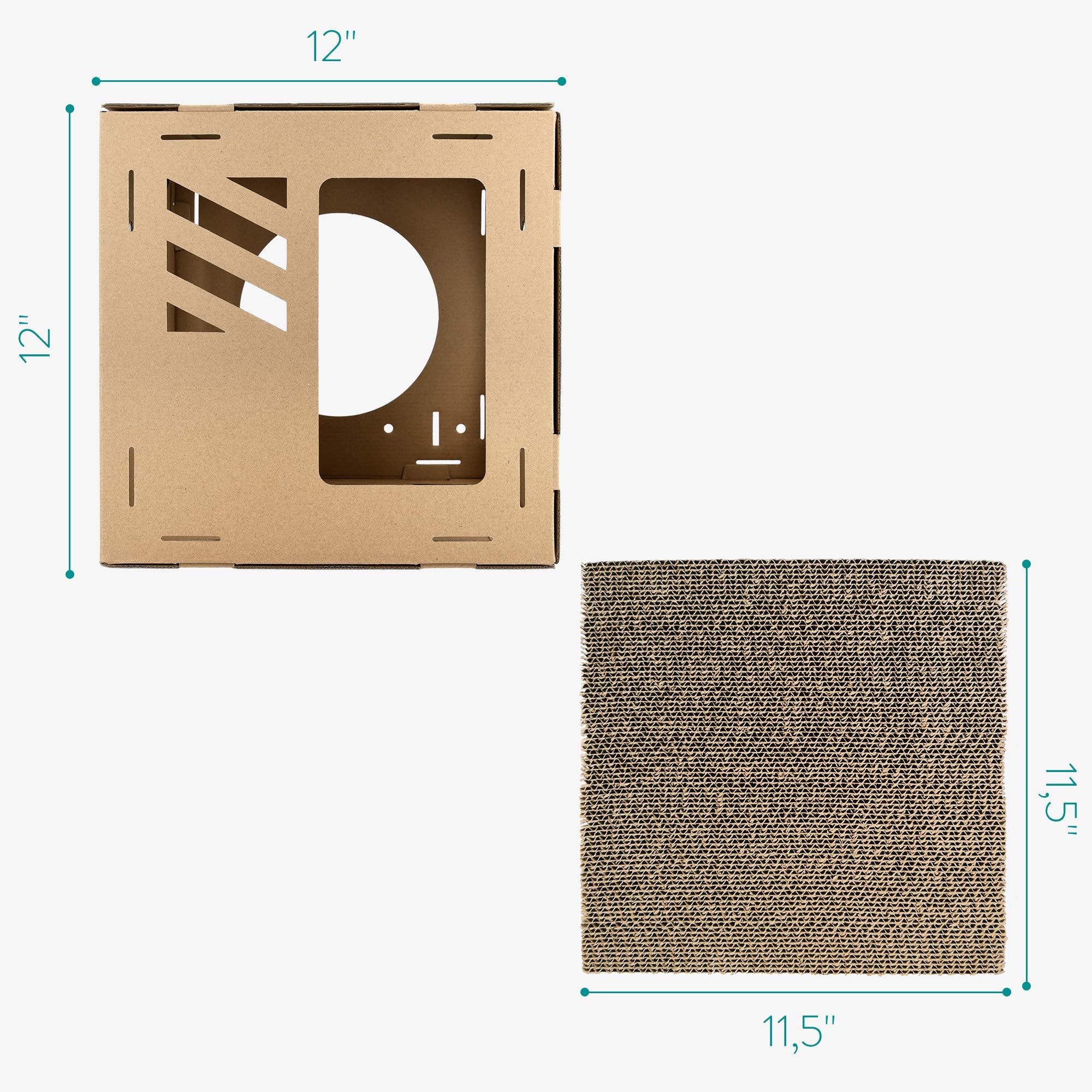 Navaris grattoirs-carton, surfaces à griffer pour protéger les meubles.