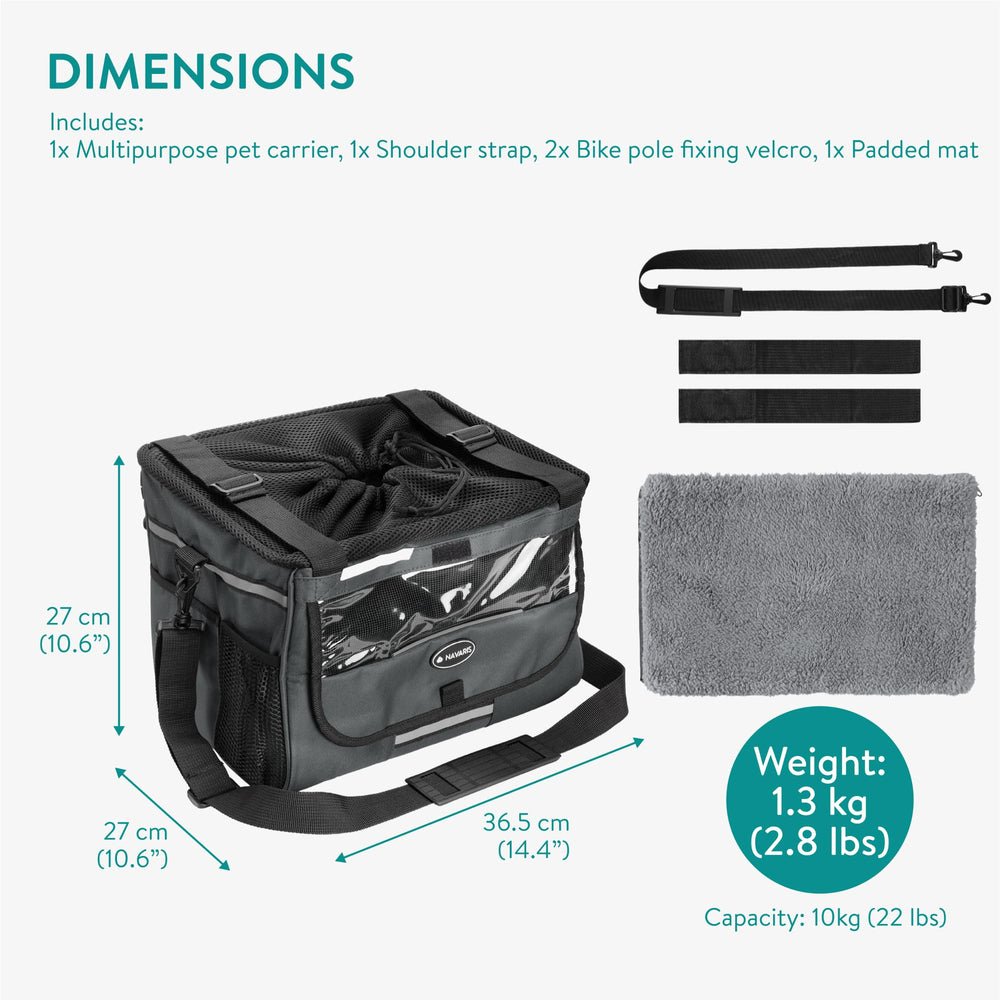 Navaris poches rangement gris, rangement pratique pour accessoires essentiels