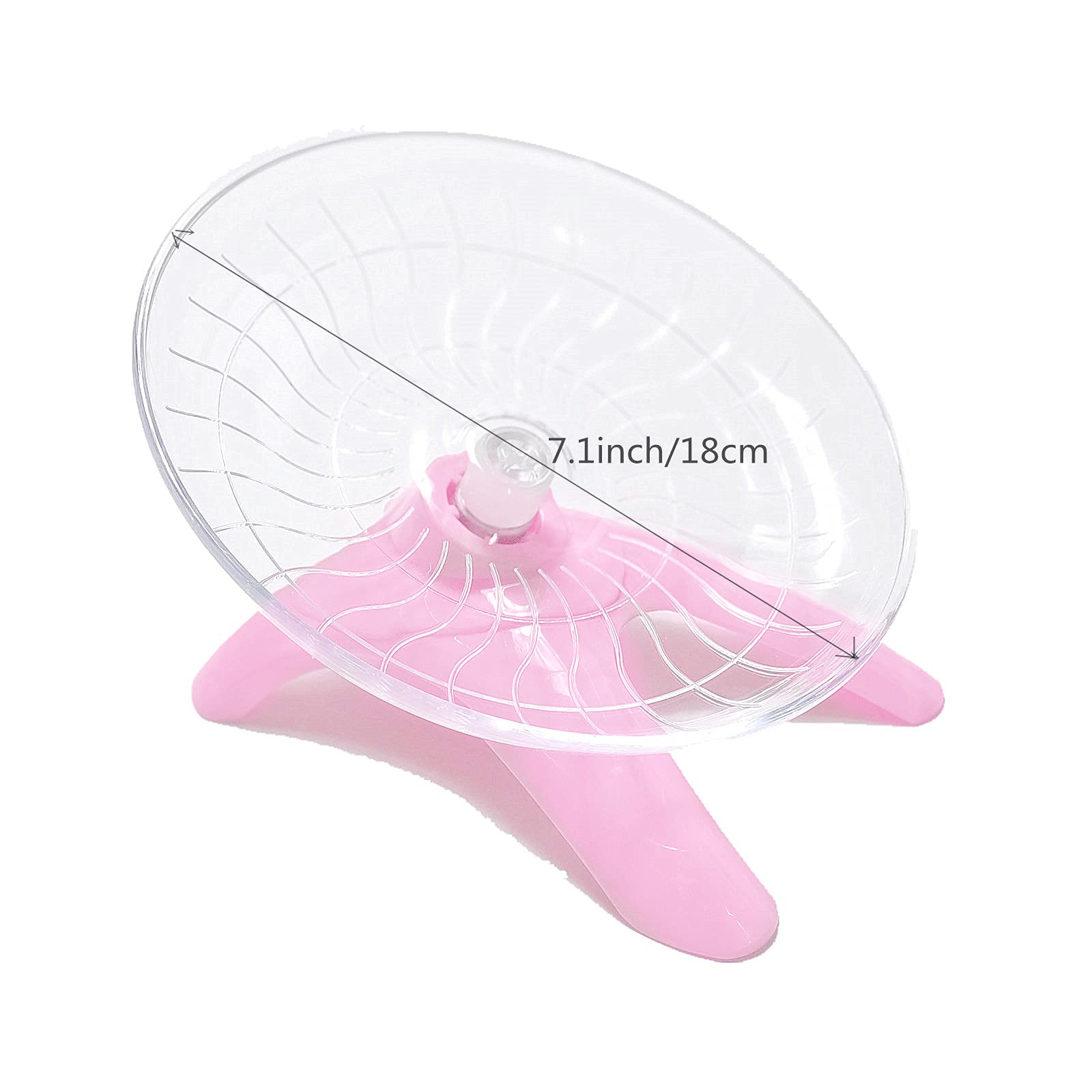 Roue Nawhed silencieuse rose vue avant – mouvement fluide sans bruit