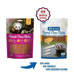 N-Bone Friandises furet poulet, ingrédients naturels, sans céréales.