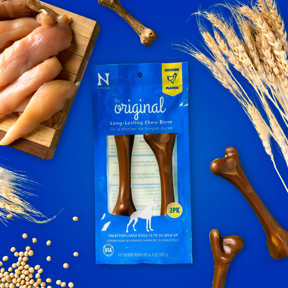N-Bone Os au Poulet grand format pour chiens de grande taille