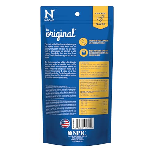 Texture unique de N-Bone au Poulet pour une mastication durable