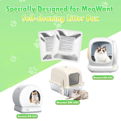 Application facile du deodorant litière MeoWant grâce au sachet individuel