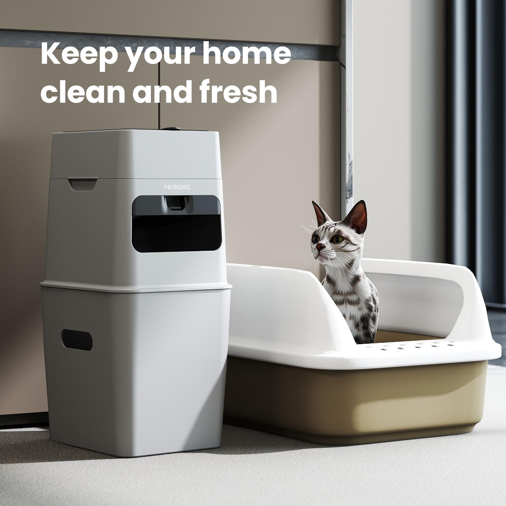 Neakasa PooGuard, usage-polyvalent chat chien couches, idéal pour divers déchets.