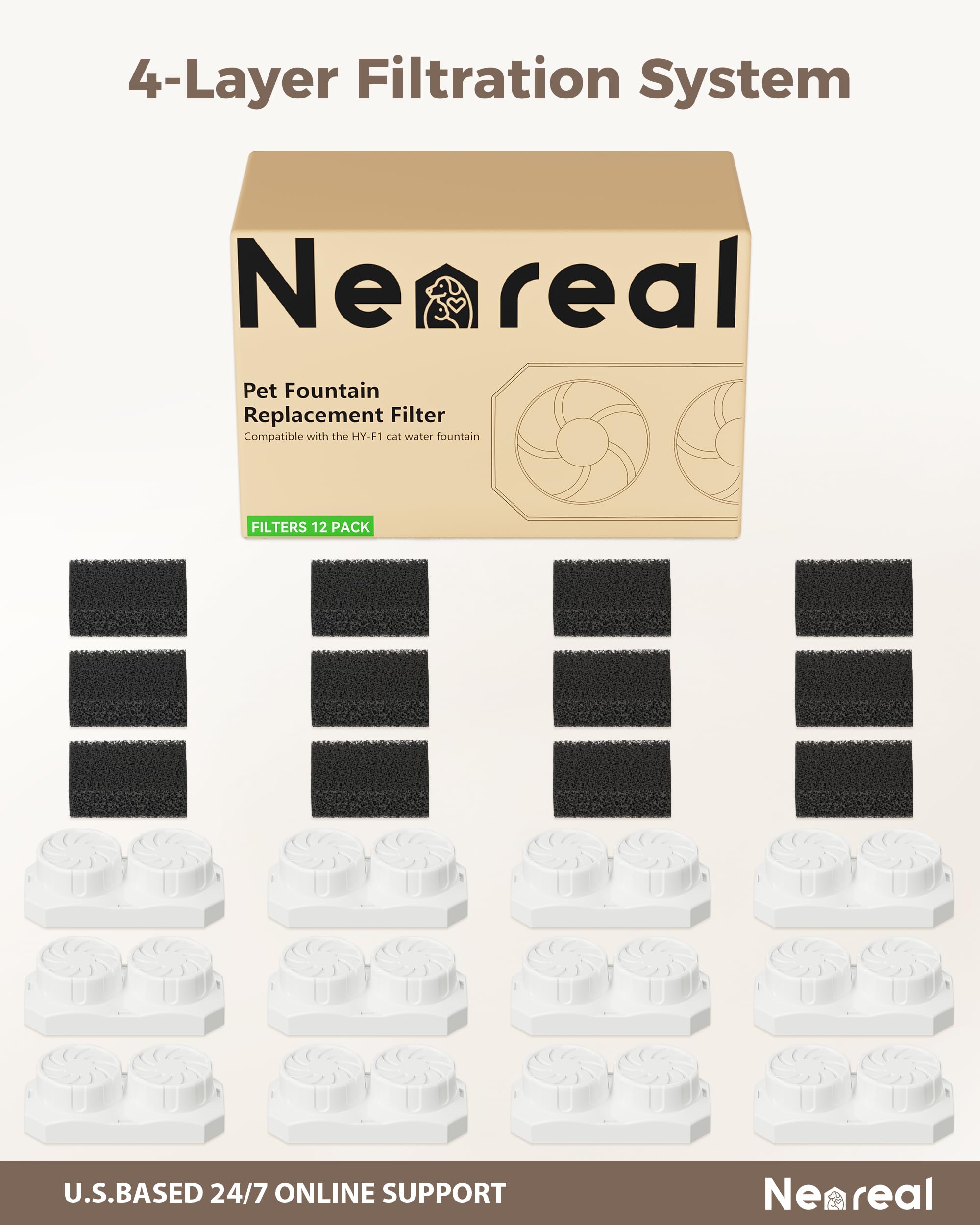 Entretien simple Neareal pour eau fraîche et agréable.