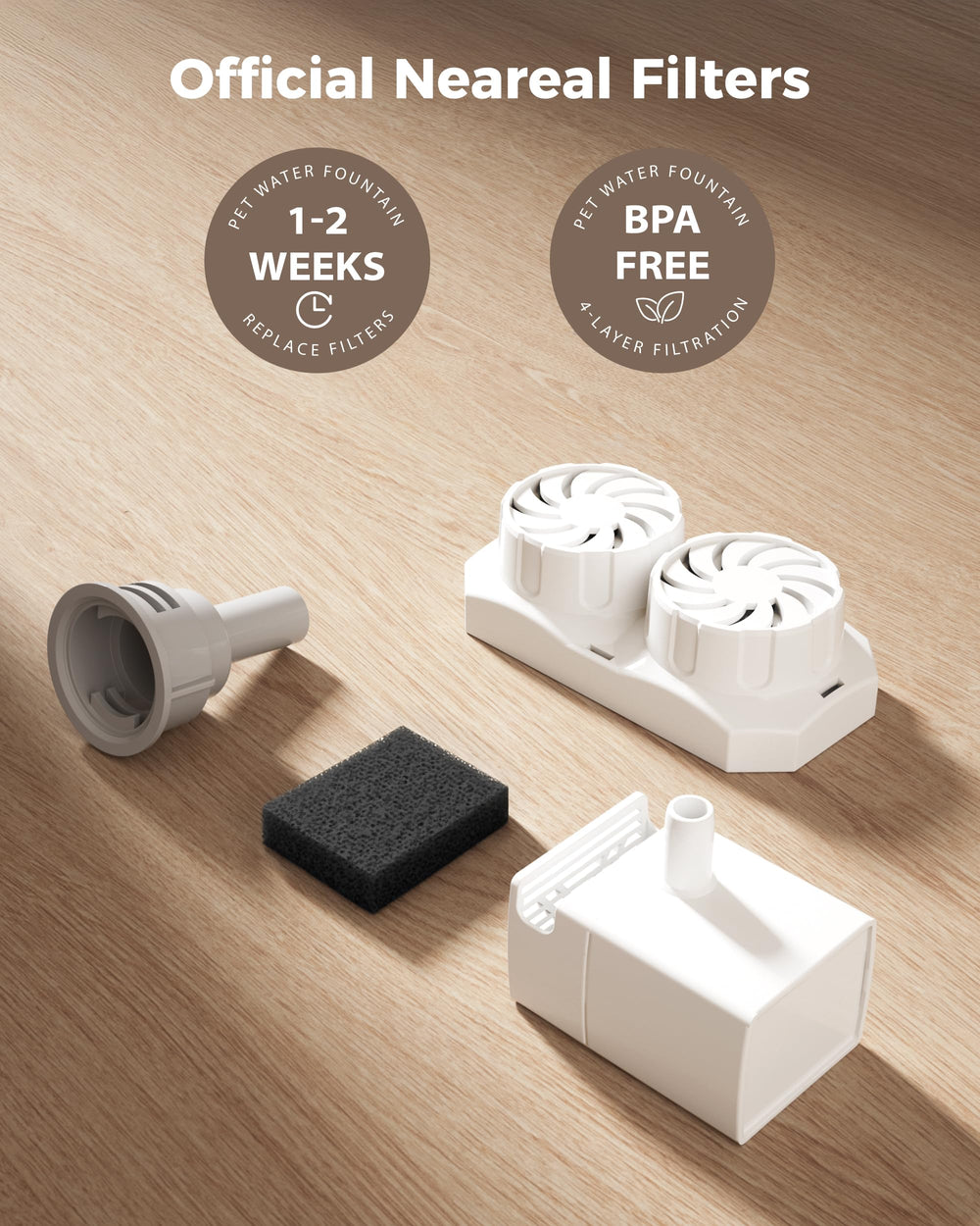 Filtre Neareal compatible avec votre fontaine inox