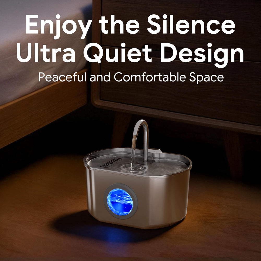 Pompe ultra silencieuse Neareal, fonctionnement discret pour chien et chat