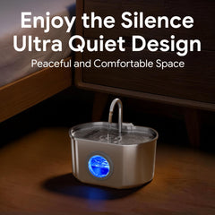 Pompe ultra silencieuse Neareal, fonctionnement discret pour chien et chat