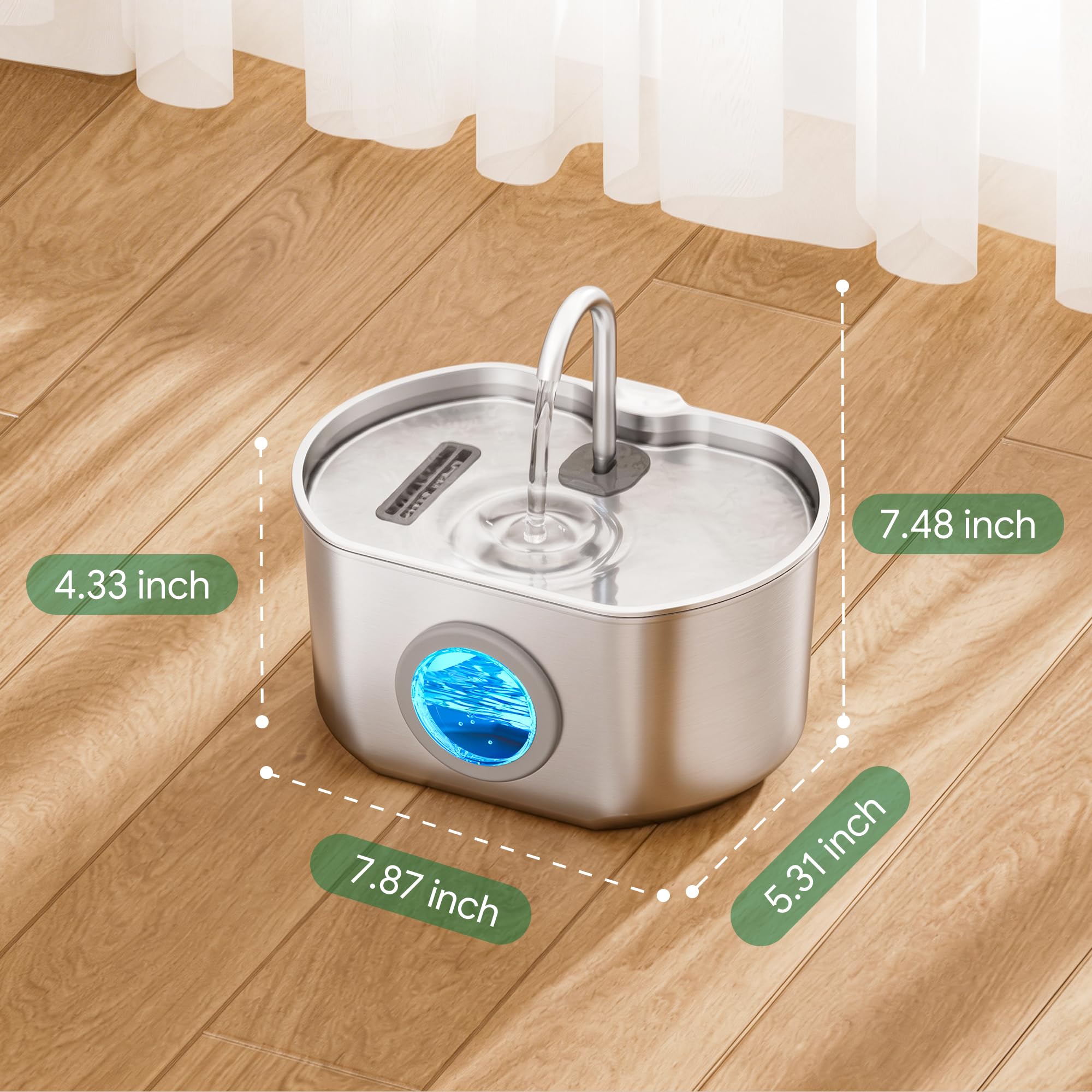 Usage en voyage Neareal, fontaine portable pour animaux