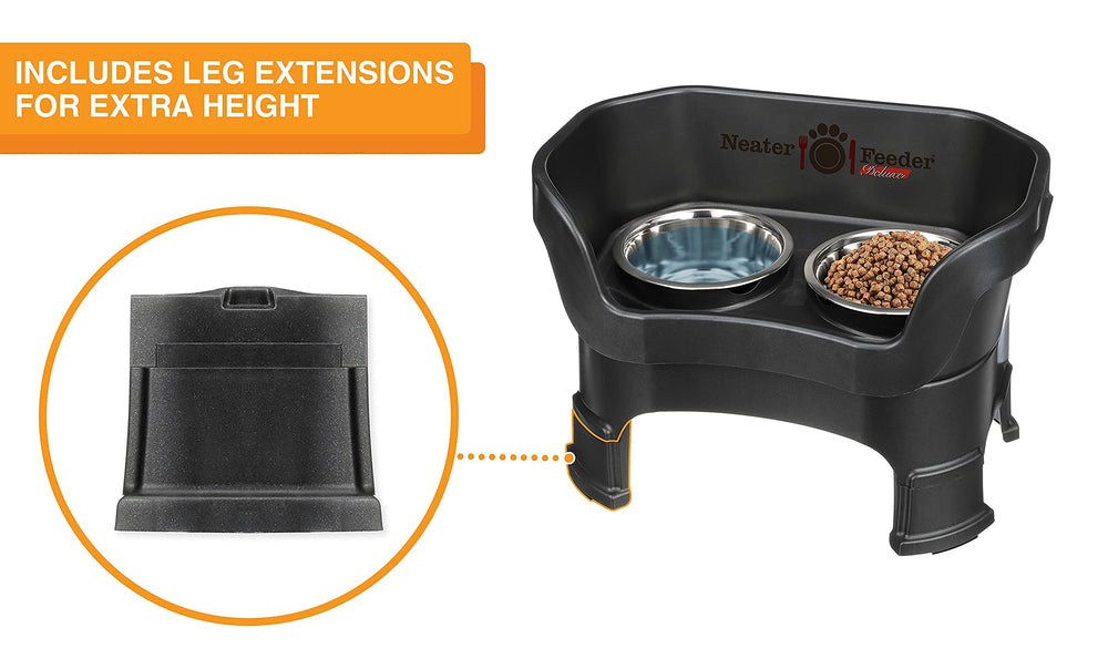 Neater Feeder Deluxe: bords anti-éclaboussures protégeant sols et murs.