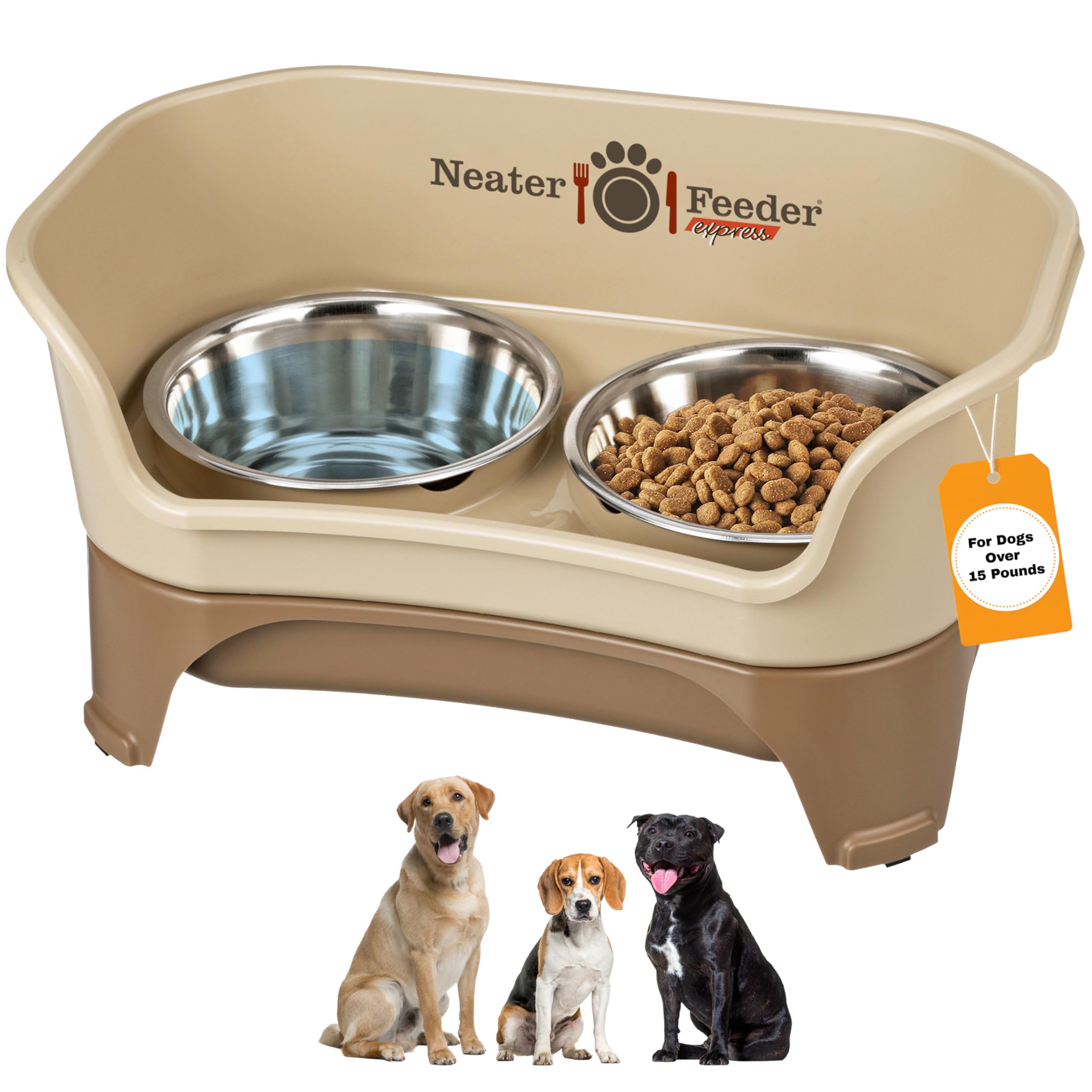 Neater Feeder Express anti-déversement en ensemble surélevé pour chiens