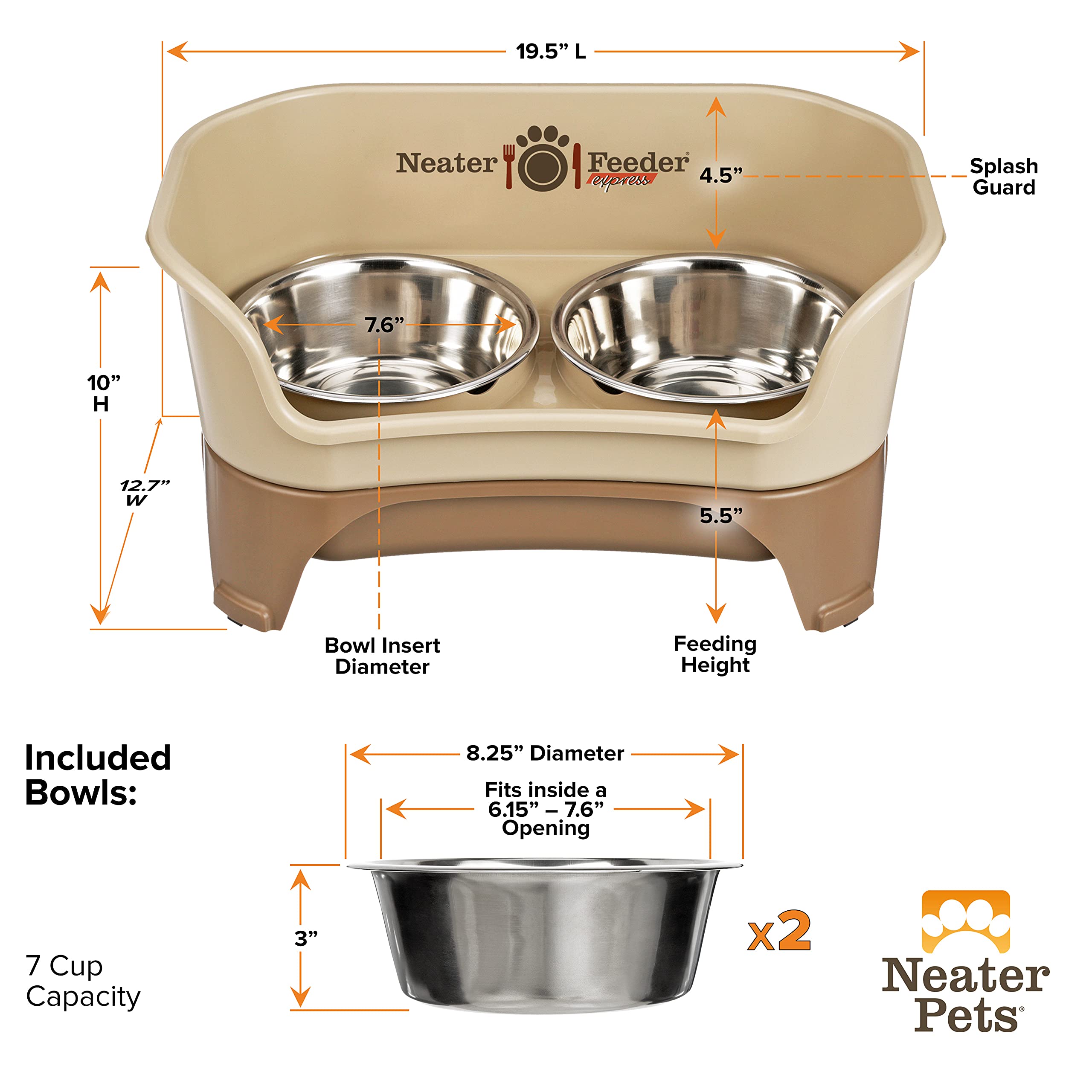 Neater Feeder Express composants fabriqués aux États‑Unis