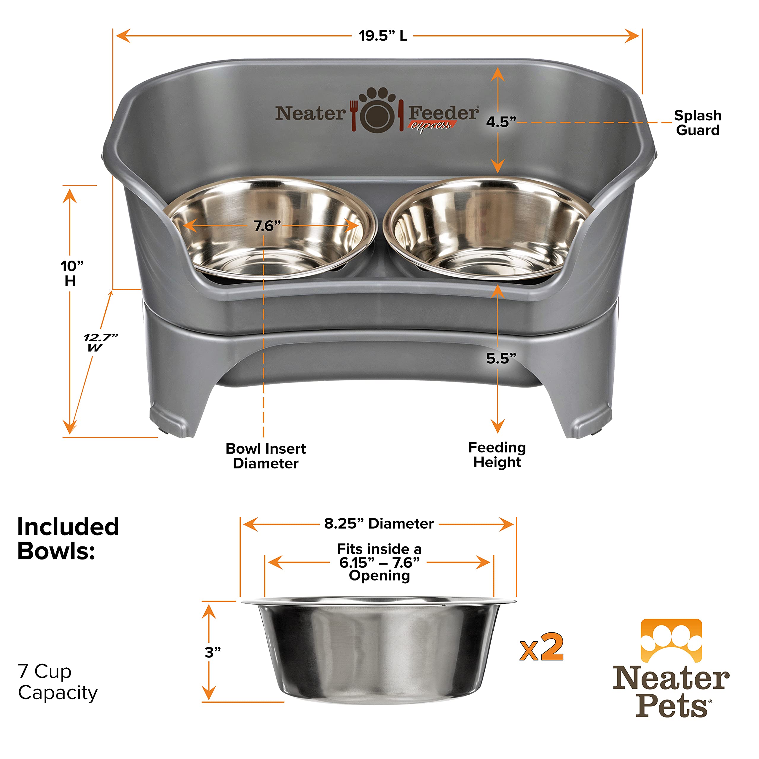 Neater Feeder Express – fabrication et assemblage aux États‑Unis, qualité garantie.