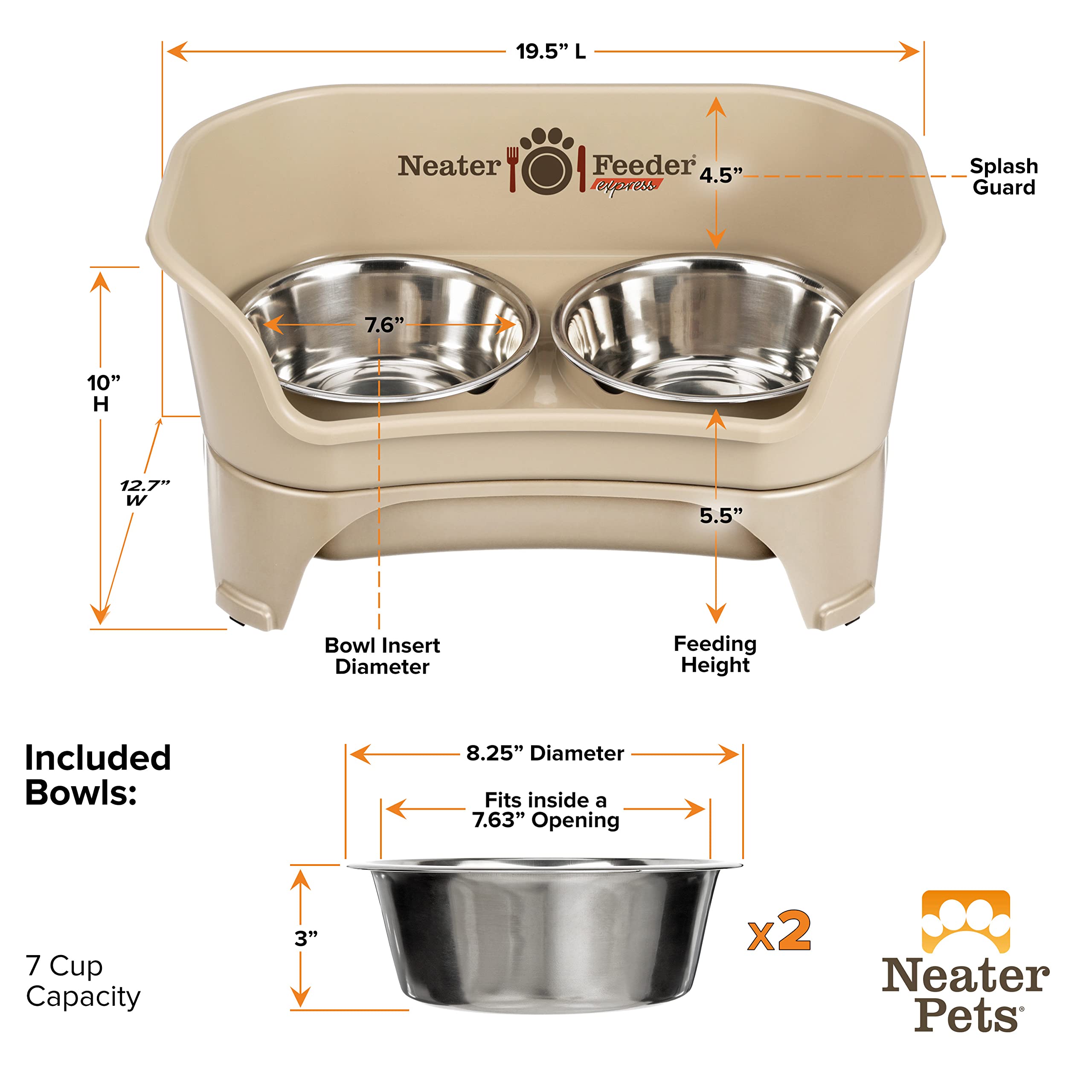 Neater Feeder Express – fabriqué et assemblé aux États‑Unis.