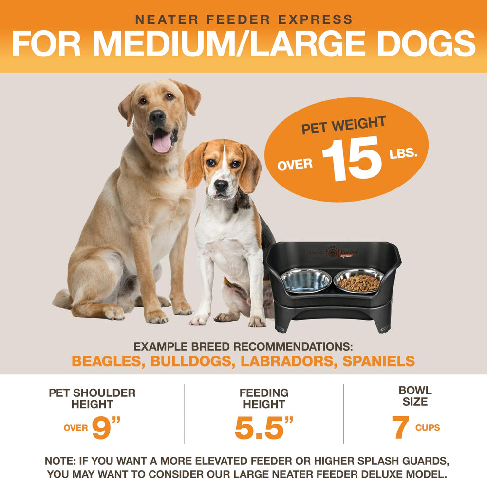 Neater Feeder Express hauteur 14 cm, position confortable pour chiens