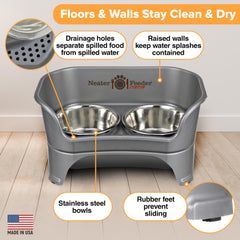 Neater Feeder Express – hauteur 5,5 pouces pour une posture de repas confortable.