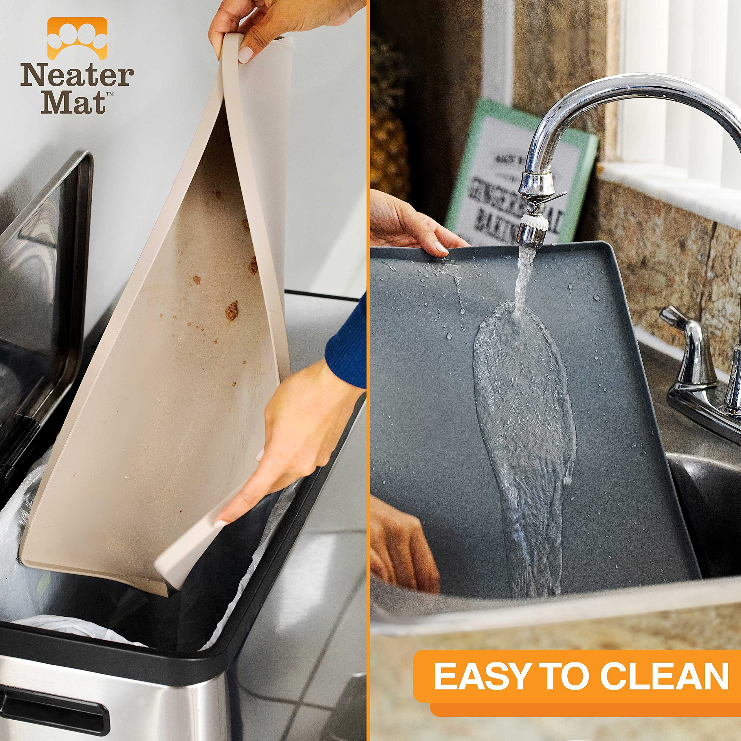 Neater Mat – convient chiens et chats, protège les surfaces.