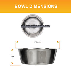 Bol Neater Pet inox lavable au lave-vaisselle