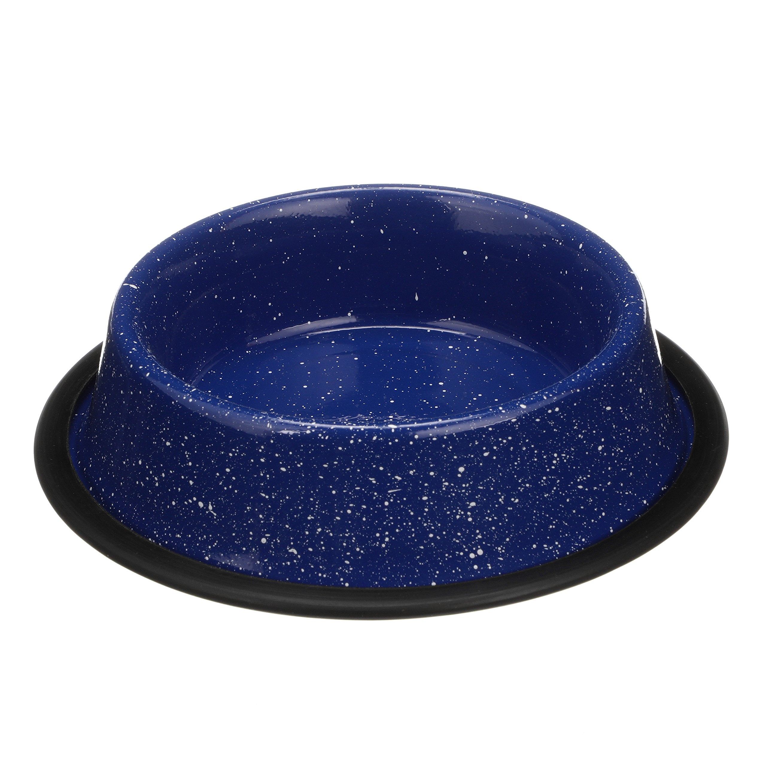 Bol Neater Pet Brands bleu granité sans glisse, prêt au repas.