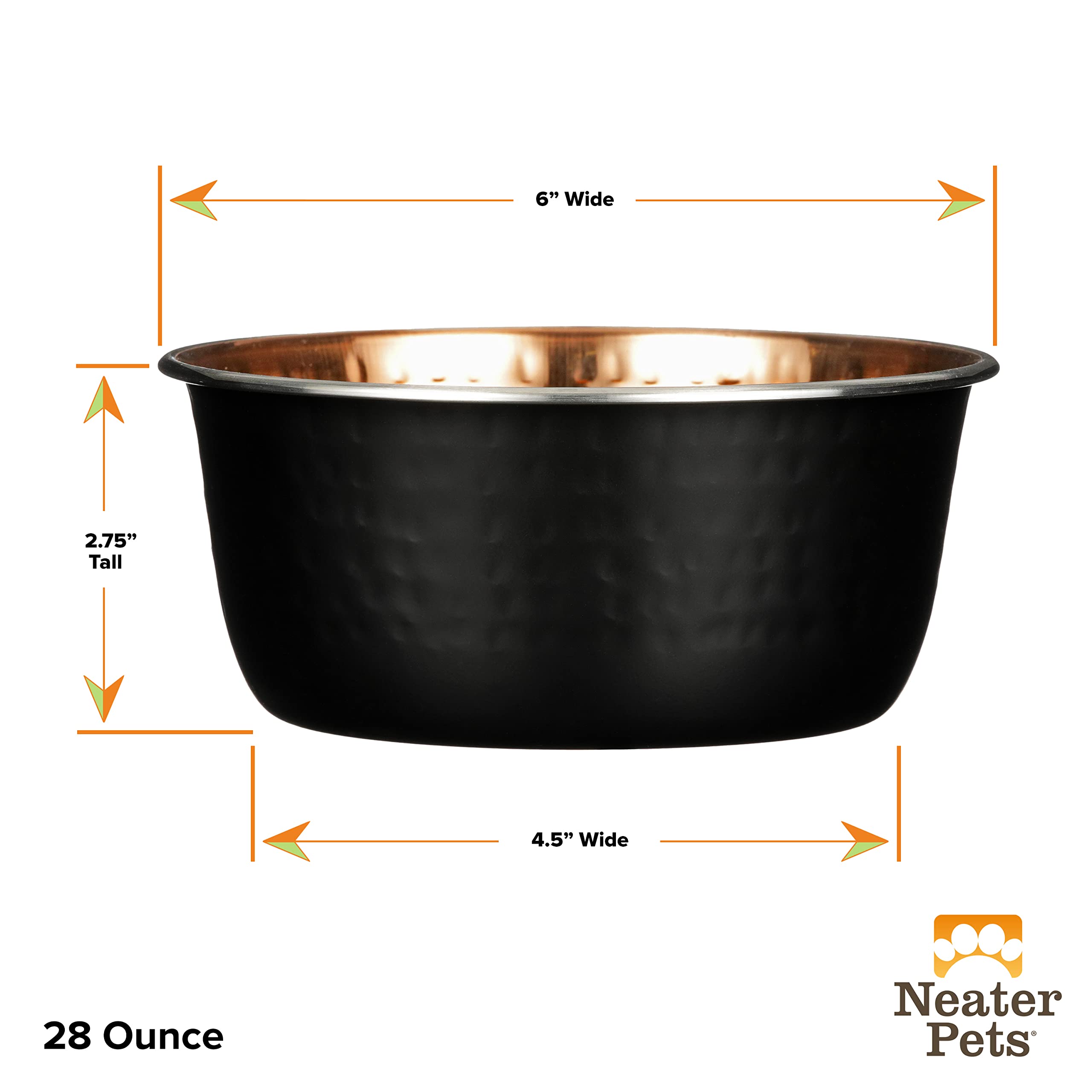 Neater Pet Brands bol en inox durable, conçu pour durer.