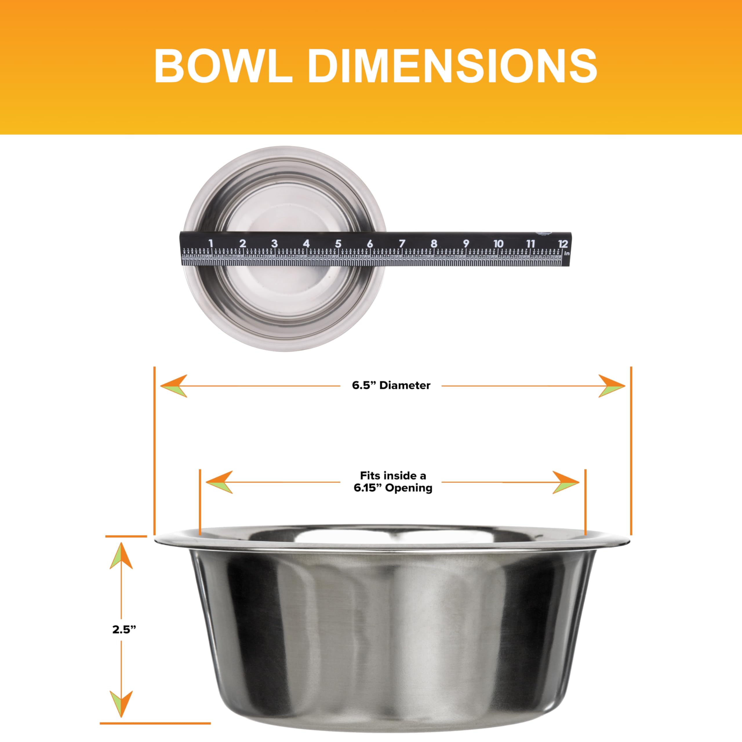 Bol Neater Pet Brands lavable au lave-vaisselle, nettoyage rapide et pratique.