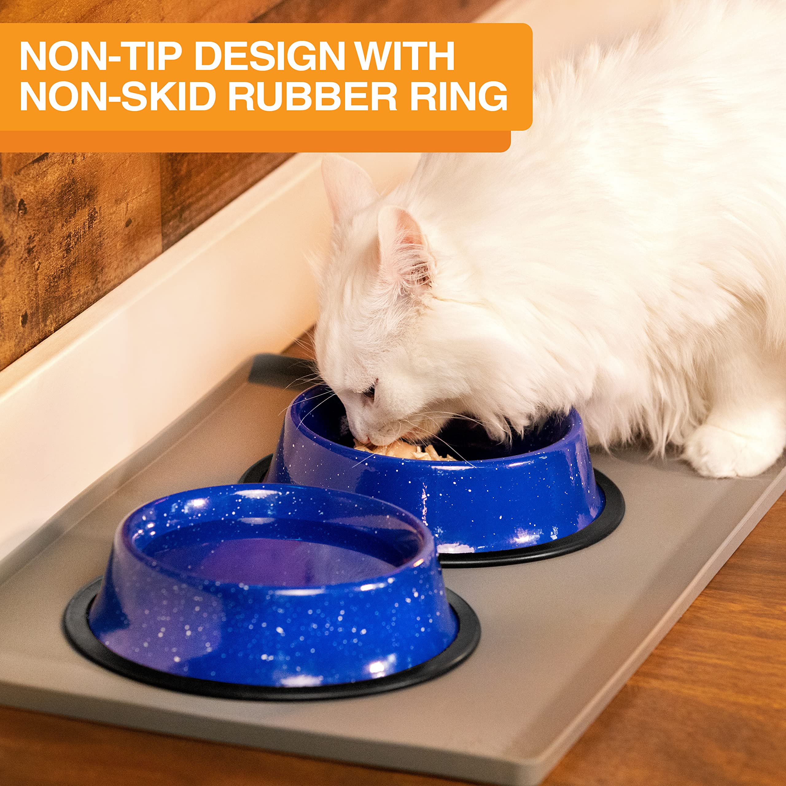 Neater Pet Brands - Base anti-glisse amovible pour repas sans glissement.
