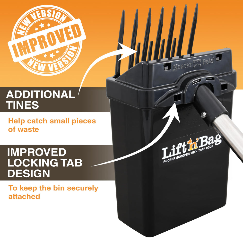 Sacs lavande inclus et distributeur sur Lift N’ Bag 2.0.