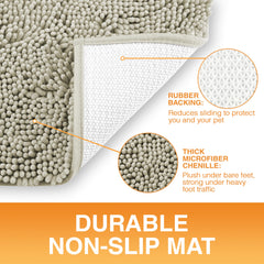 Neater Pet Brands Muddy Paws tapis porte, chenille douce et confortable