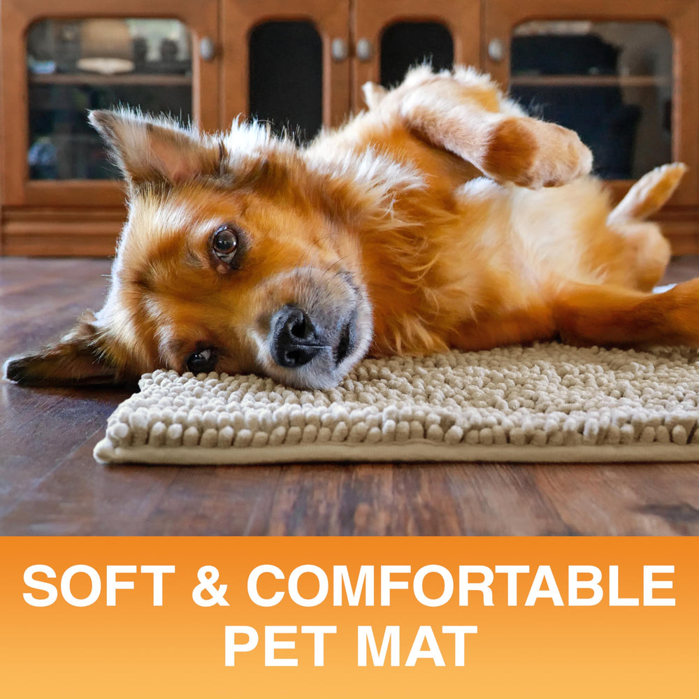 Neater Pet Brands Muddy Paws tapis porte, lavable en machine pour entretien facile