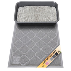 Neater Pets Neater Mat, tapis-litiere-chat-epais capture les débris et protège le sol.